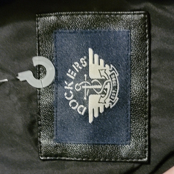 Dockers size medium black modern racer jacket NWT - Picture 5 of 9